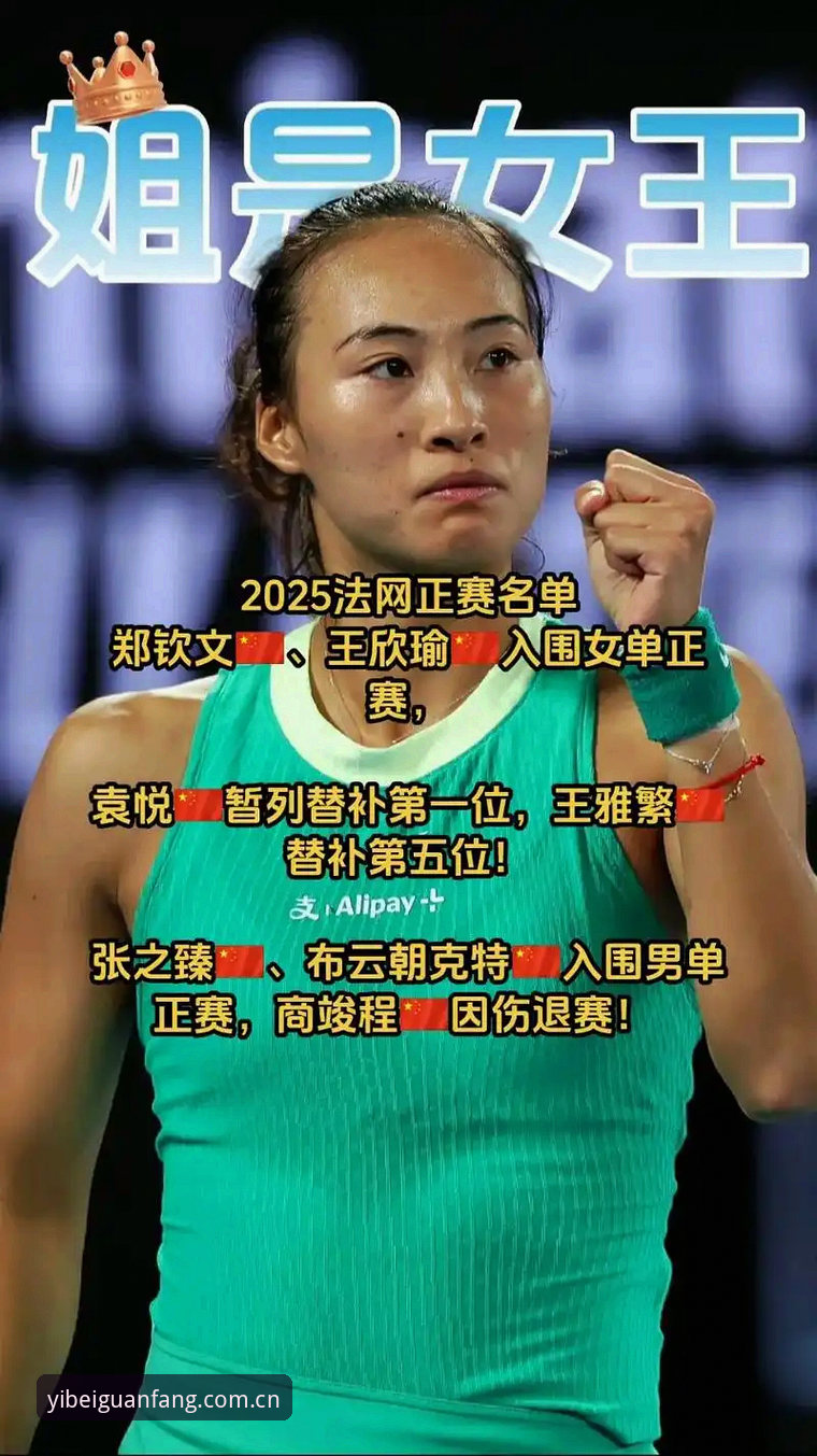 易倍体育手机App推荐 法网女单抽签全解析,资深球迷分享郑钦文王欣瑜晋级之路的独家观赛心得